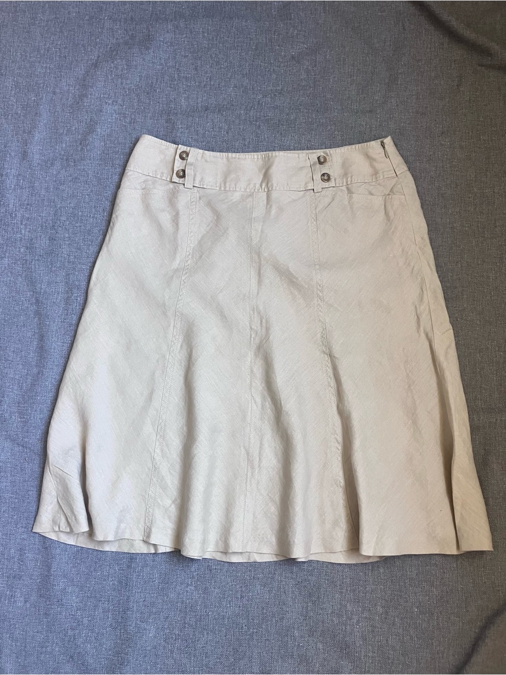 Ann Taylor Women’s Flare Linen Skirt Size 10
